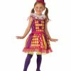 Funny Fashion Bright Clown Costume For Kids