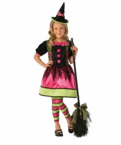 Rubie's Girls Bright Witch Costume For Kids