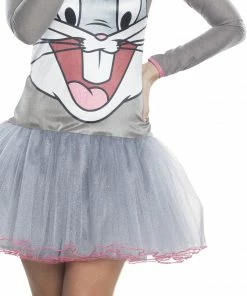 Rubie's Bugs Bunny Hooded Tutu Costume For Adults - Warner Bros Looney Tunes Womens
