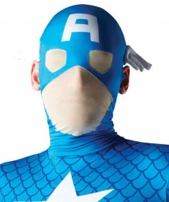 Rubie's Captain America 2nd Skin Costume For Adults - Marvel Avengers Shop All Adult Costumes