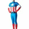Rubie's Captain America 2nd Skin Costume For Adults - Marvel Avengers Shop All Adult Costumes