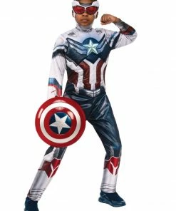 Rubie's Captain America Deluxe Costume For Kids - Marvel Falcon & The Winter Soldier