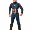 Rubie's Captain America Deluxe Costume For Kids & Tweens - Marvel Avengers: Endgame