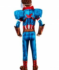 Rubie's Boys Captain America Mechstrike Deluxe Costume For Kids - Marvel Avengers Mech Strike