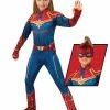 Rubie's Captain Marvel Deluxe Costume For Kids - Marvel Captain Marvel