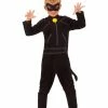Rubie's Cat Noir Miraculous Ladybug Costume For Kids - MLB