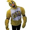Rubie's Mens Chica The Chicken Deluxe Costume For Adults - Five Night's At Freddy's