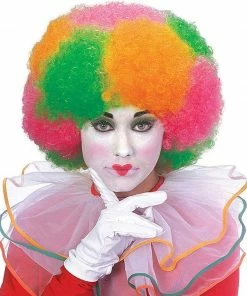 Forum Novelties Clown Tri-Coloured Wig For Adults Shop All Adult Costumes