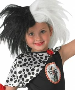 Rubie's Girls Cruella De Vil Costume For Kids - Disney 101 Dalmatians