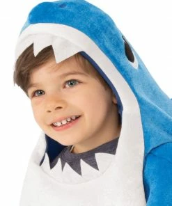 Rubie's Daddy Shark Deluxe Blue Costume For Toddlers And Kids - Baby Shark