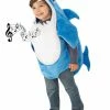 Rubie's Daddy Shark Deluxe Blue Costume For Toddlers And Kids - Baby Shark