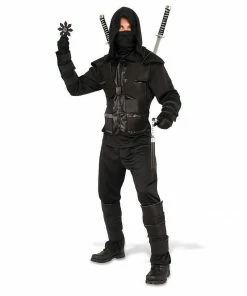 Rubie's Mens Dark Ninja Costume For Adults