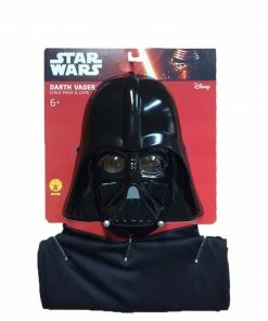 Rubie's Darth Vader Cape & Mask Set For Kids - Disney Star Wars