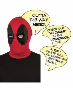 Rubie's Deadpool Deluxe Mask With Speech Bubble - Marvel Deadpool Mens