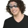 Rubie's Dollar Sign Silver Glasses For Adults