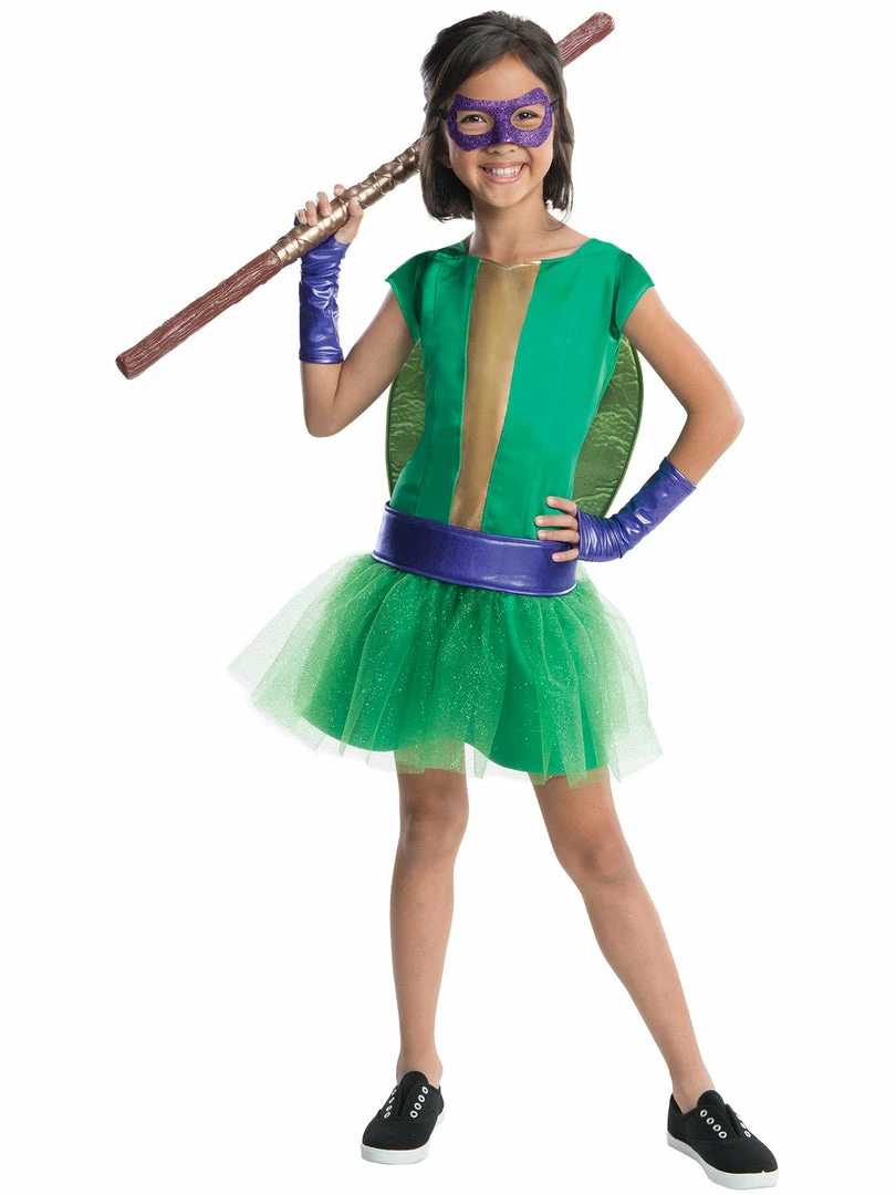 Rubie's Girls Donatello Deluxe Tutu Costume For Kids - Nickelodeon Teenage Mutant Ninja Turtles