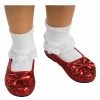 Rubie's Girls Dorothy Red Glitter Deluxe Shoes For Kids - Warner Bros The Wizard Of Oz