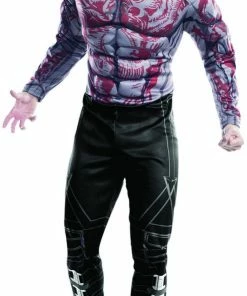 Rubie's Mens Drax The Destroyer Deluxe Costume For Adults - Marvel Guardians Of The Galaxy