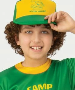 Rubie's Dustin 'Camp Know Where' T-Shirt For Kids - Netflix Stranger Things