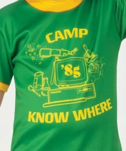 Rubie's Dustin'Camp Know Where' T-Shirt For Kids - Netflix Stranger Things