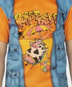 Rubie's Dustin'Roast Beef' Costume Top For Tweens - Netflix Stranger Things