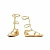 Ellie Shoes Inc Womens Egyptian Gold Sandals For Adults