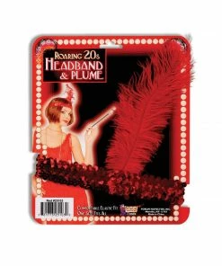 Forum Novelties New Years Eve Flapper Roaring 20's Headband & Plume
