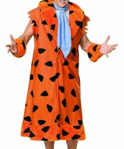 Rubie's Fred Flintstone Deluxe Costume For Adults - Warner Bros The Flintstones Mens