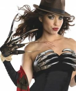 Rubie's Womens Freddy Krueger 'Never Sleep Again' Costume For Adults - Warner Bros Nightmare On Elm St