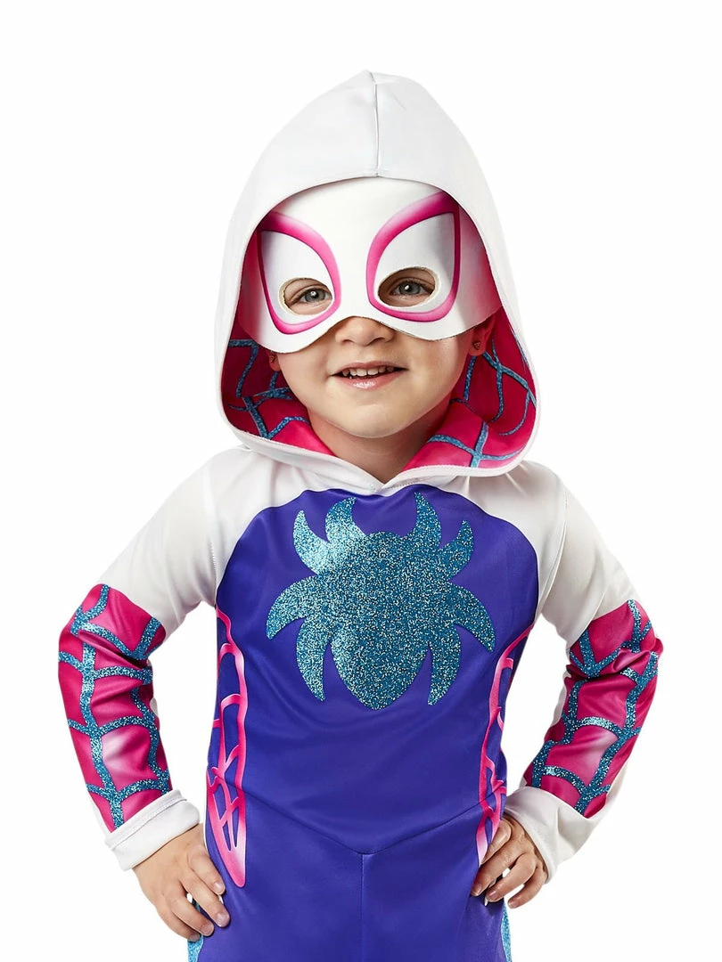 Rubie's Ghost Spider Deluxe Costume For Toddlers - Marvel Spidey & His Amazing Friends