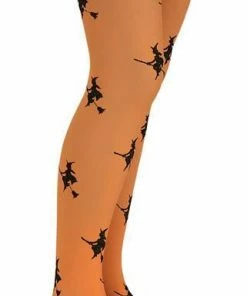 Rubie's Glitter Witch Orange Child Tights