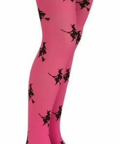 Rubie's Glitter Witch Pink Child Tights Girls