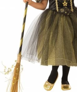Rubie's Golden Star Witch Costume For Kids Girls