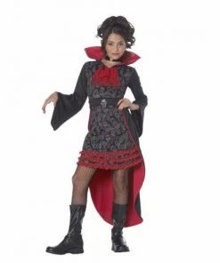 Goddessey Llc Gothic Vampiress Costume For Kids