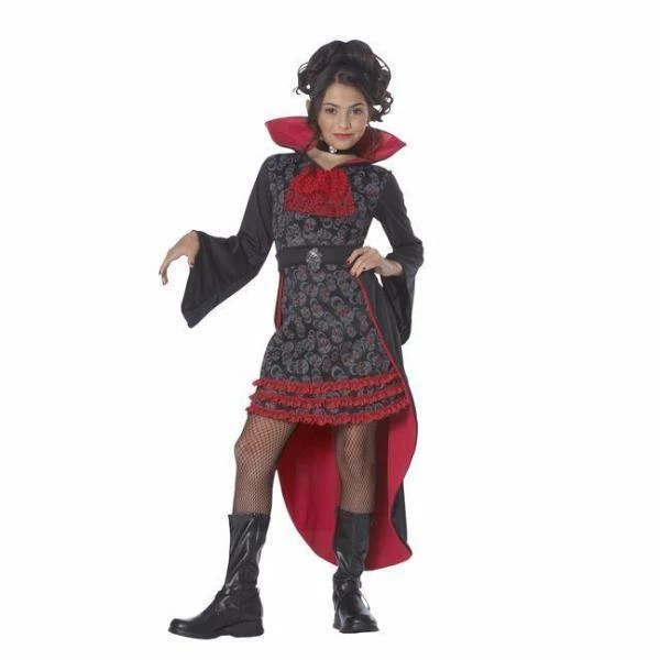 Goddessey Llc Gothic Vampiress Costume For Kids