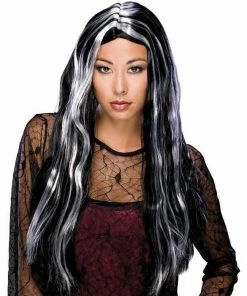 Rubie's Grey Streaked Wig For Adults