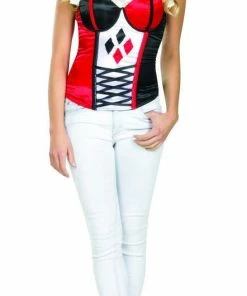 Rubie's Harley Quinn Corset For Adults - Warner Bros DC Comics