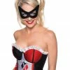 Rubie's Harley Quinn Eye Mask For Adults - Warner Bros DC Comics Womens