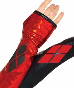 Rubie's Harley Quinn Gauntlets For Adults - Warner Bros DC Comics Womens