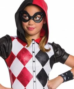 Rubie's Harley Quinn Hoodie Costume For Kids - Warner Bros DC Super Hero Girls