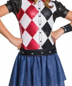 Rubie's Harley Quinn Hoodie Costume For Kids - Warner Bros DC Super Hero Girls