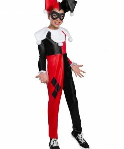 Rubie's Harley Quinn Jumpsuit Costume For Kids - Warner Broc DC Super Hero Girls