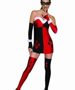 Rubie's Harley Quinn Secret Wishes Costume For Adults - Warner Bros DC Comics Womens