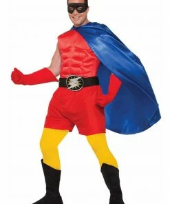 Forum Novelties Hero Red Boxer Shorts For Adults