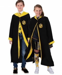 Rubie's Boys Hufflepuff Robe For Kids - Warner Bros Harry Potter