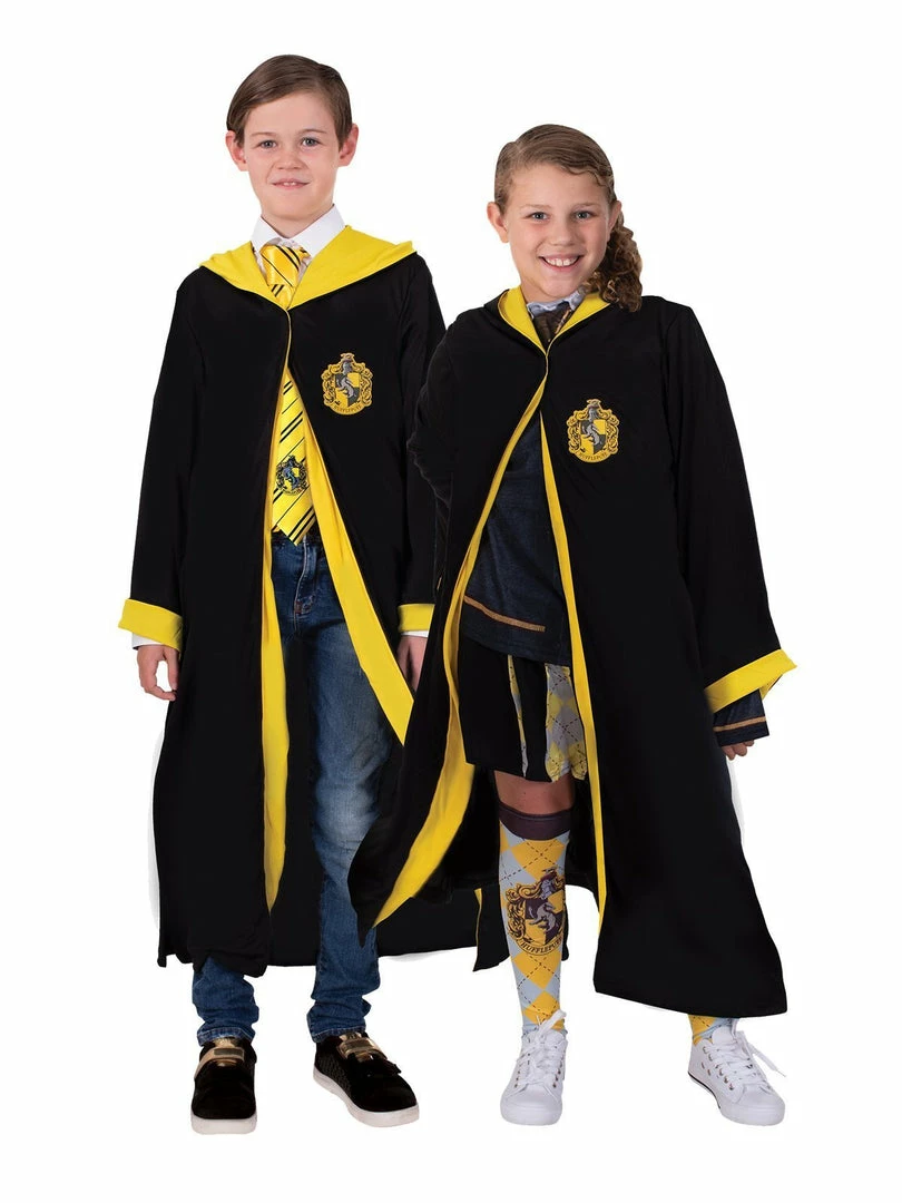 Rubie's Boys Hufflepuff Robe For Kids - Warner Bros Harry Potter