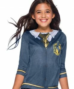 Rubie's Girls Hufflepuff Top For Kids - Warner Bros Harry Potter