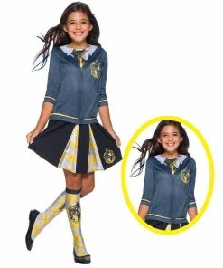 Rubie's Girls Hufflepuff Top For Kids - Warner Bros Harry Potter