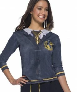 Rubie's Hufflepuff Top For Adults - Warner Bros Harry Potter
