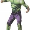 Rubie's Hulk Deluxe Costume For Kids - Marvel Avengers